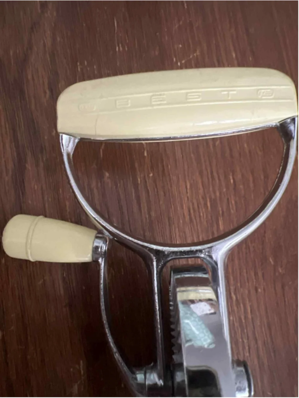 Vintage Flint Ecko Best Hand Mixer Egg Beater Stainless Steel